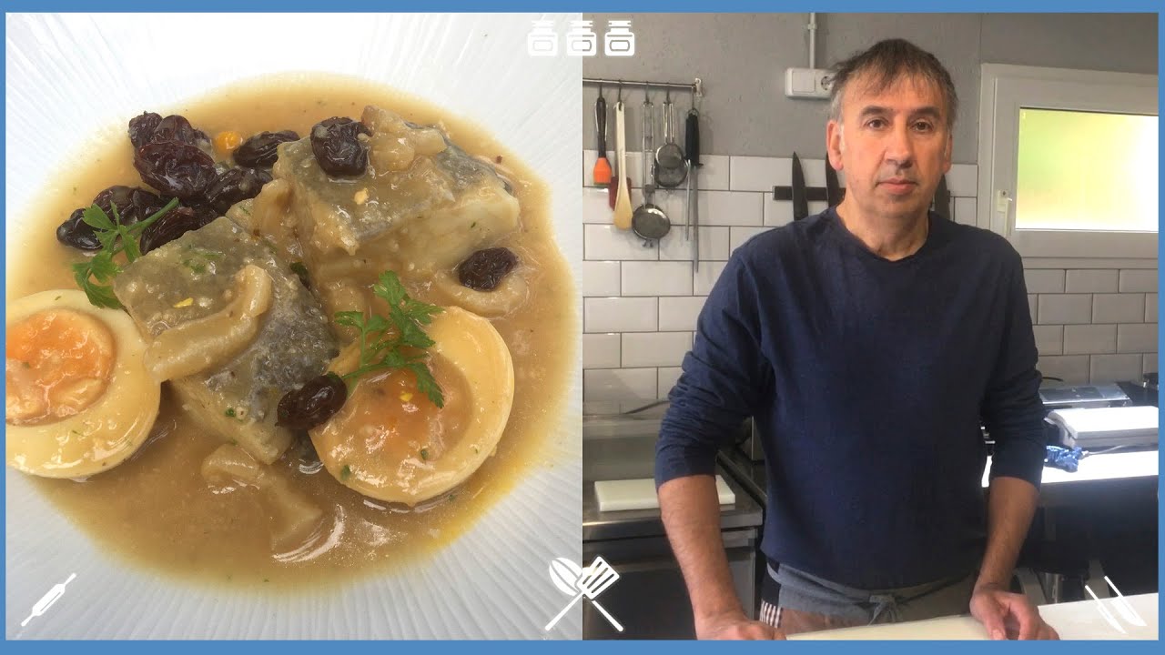 Com fer bacallà amb panses i ou dur? Recepta del cuiner Salvador Brugués