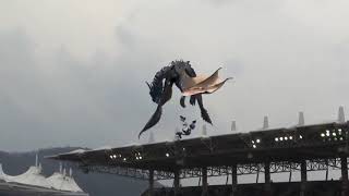 This hologram display happened at a baseball game in South Korea. screenshot 2