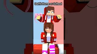 MC Dress Up & Style Game - Outfit Home or School Animation #maizen #animation #jj