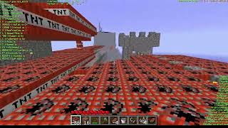 Griefing some random base on some beta 1.7.3 server