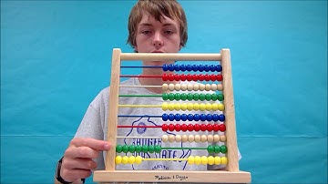 How to use a 100 bead abacus-Double Digit Example 3