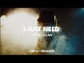 Daniel Allan I Just Need Ft Lyrah Lyrics Visualizer mp3