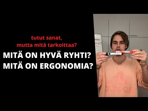 Video: Mikä On Ergonomia