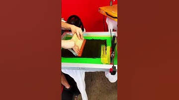 2 color Split Fountain Screen Printing #tshirtshop #screenprinting #printlife