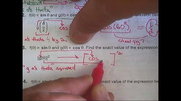 Section 7.3B Exact Trig Values of pi/4,pi/3 pi/6 and functio