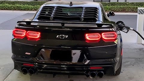 2019 Camaro SS 10speed auto muffler delete exhaust clips Cinematic video LOUDASF