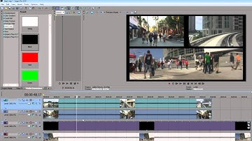 Sony Vegas Example - Multi-picture screen with Nested Projects