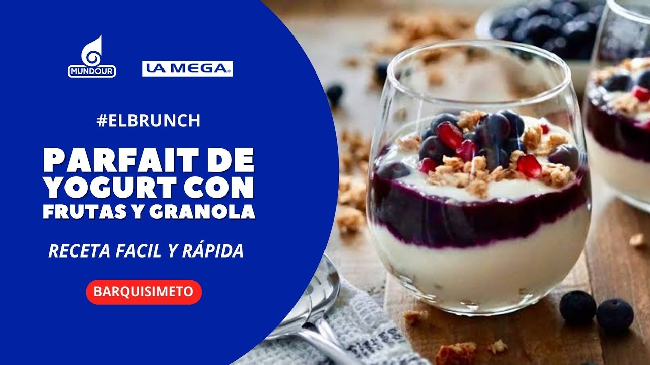 Preparamos Parfait de Yogurt con frutas y granola EN VIVO | La Mega 103.3 FM