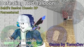 Finally beating Red Baldoon in Tomo's Baldi RP Game.
