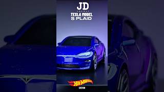 Tesla S Plaid Hot Wheels Custom