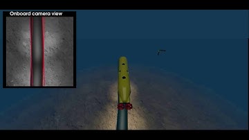 Pipeline Following by Visual Servoing for Autonomous Underwater Vehicles (Simulation)