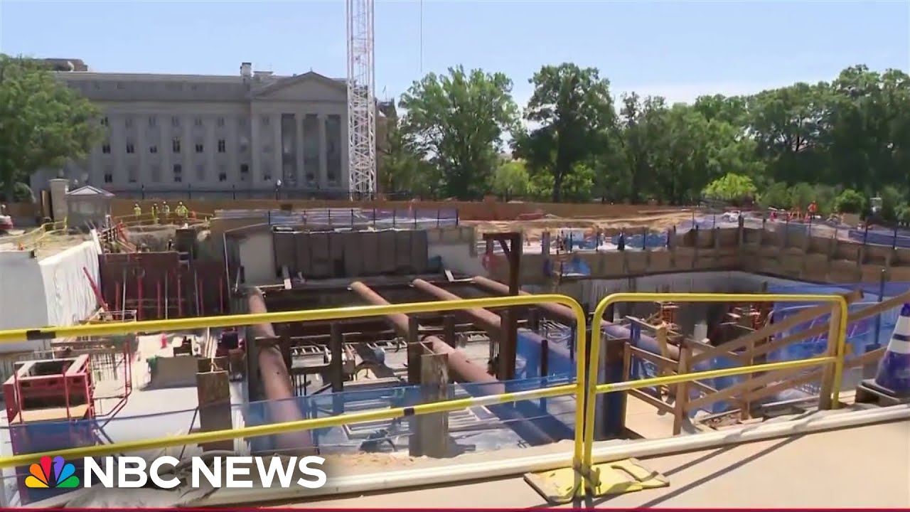 Trump shows off ballroom construction amid new questions over ‘anti-weaponization’ fund Trump shows off ballroom construction amid new questions over ‘anti-weaponization’ fund