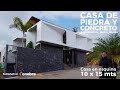 CASA DE PIEDRA Y CONCRETO | EN ESQUINA! 10x15 mts | OBRAS AJENAS | @PIEDRALIQUIDA