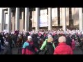 Тысячи Дедов Морозов в Минске (Thousands Father Frosts in Minsk ) 25.12.2013