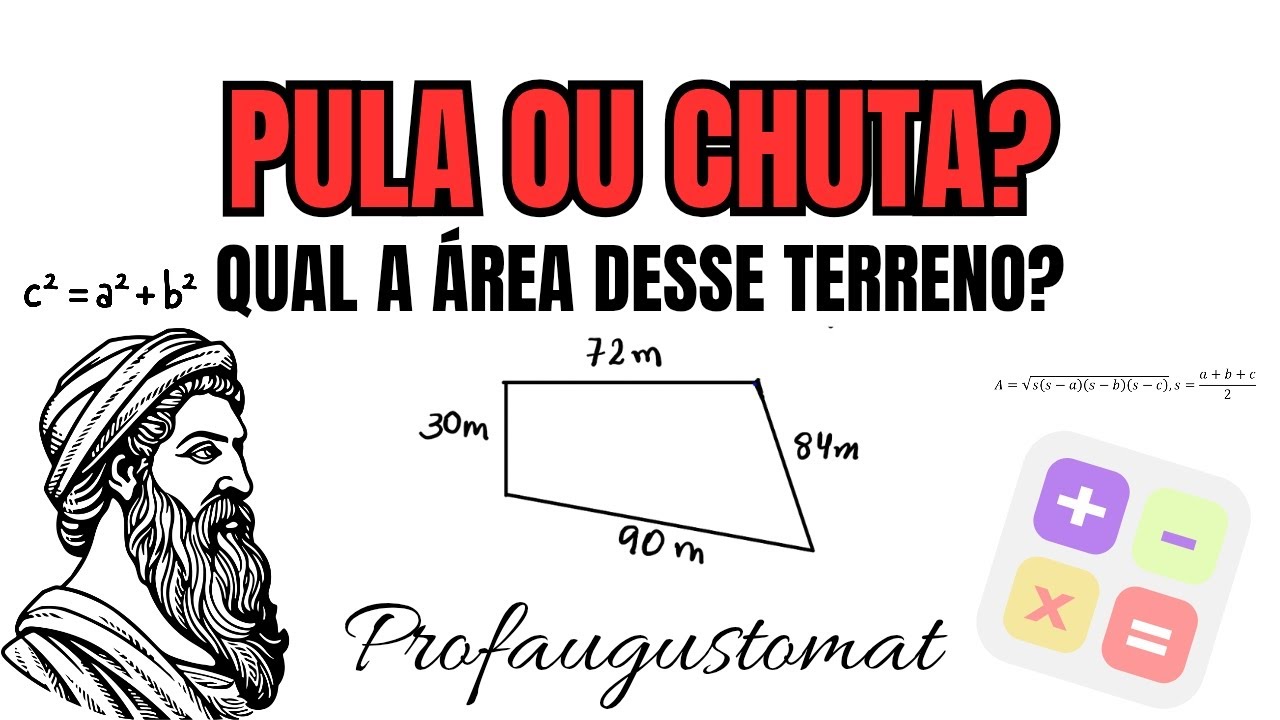 COMO CALCULAR A ÁREA DE UM TERRENO - YouTube