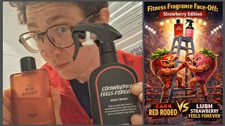 Fitness Fragrance Face-Off: Strawberry Edition | Lush vs Zara - The Best Fruity Fragrance Is? 🍓