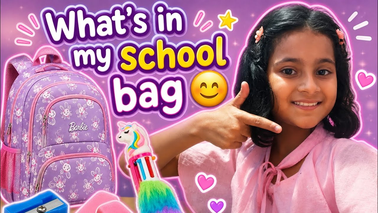 What's in my school bag 🎒 ️ - YouTube