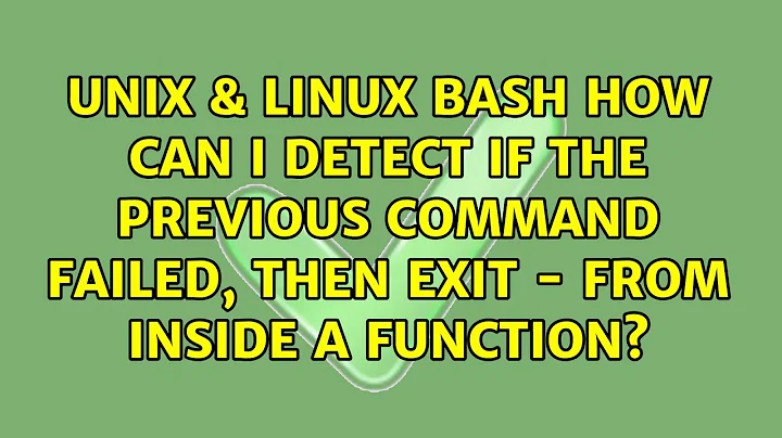 bash: How can I detect if the previous command failed, then exit - from inside a function?