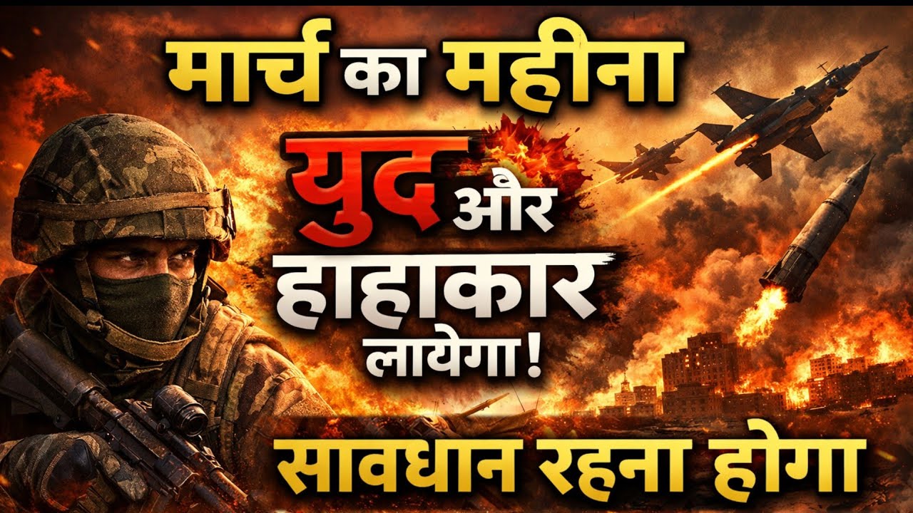 March सावधान रहना होगा। यह महीना युद्ध और हाहाकार लाएगा।