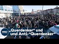 LEIPZIG IN ALARMBEREITSCHAFT: Tausende "Querdenken"-Demonstranten versammeln sich (Update)