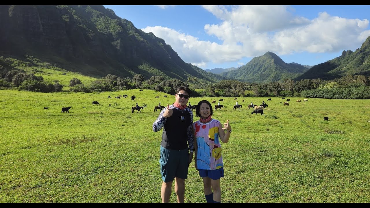 [엄마랑 하와이] 5일차 쿠알로아랜치 그리고 폴리네시안 문화센터 Hawaii Kualoa Ranch Polynesian ...