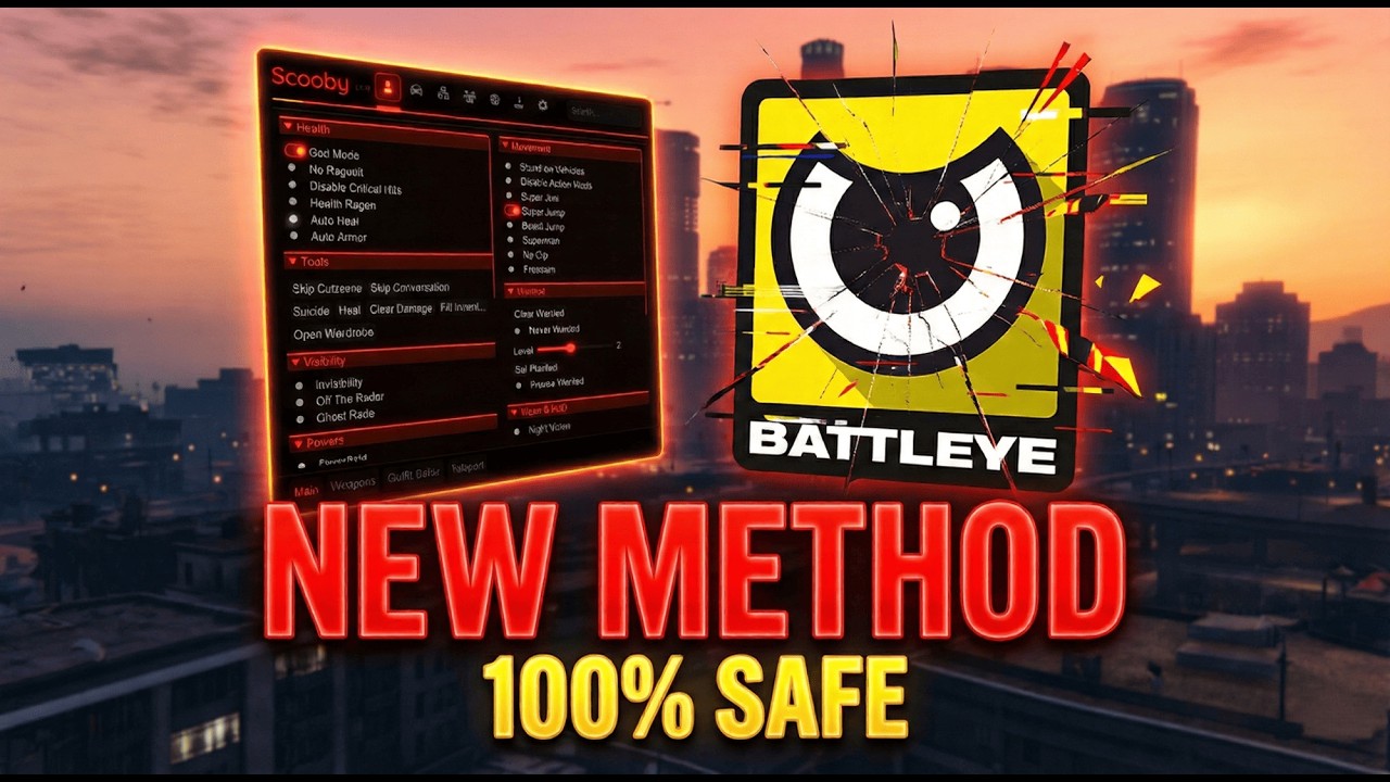 Scooby Menu: GTA 5 Online [WITH Battleye ON] - Setup Guide & Showcase ...