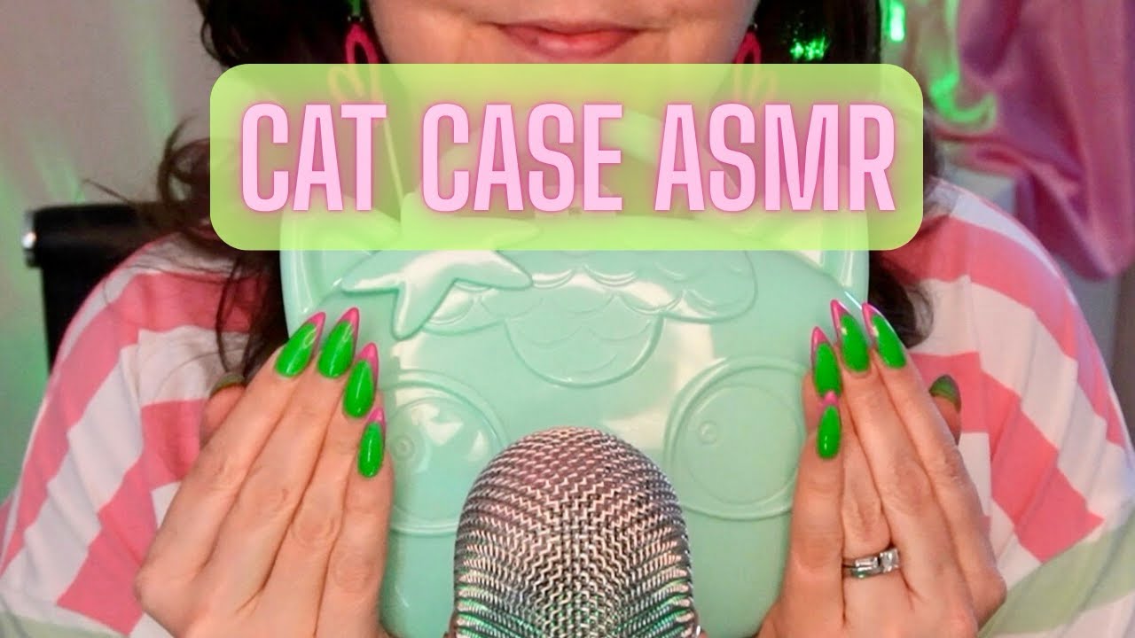 Creamy Cat Case Tapping & Scratching - ASMR For Sleep & Tingles - No Music - Enjoy, Fizzy Babes! 💚