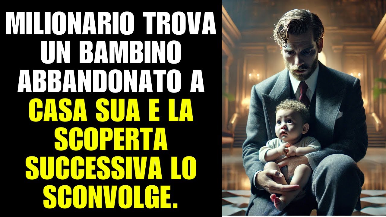 Milionario trova un bambino abbandonato a casa sua e la scoperta cambia ...