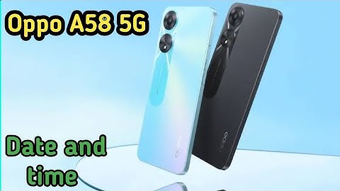 Auto Set Date And Time In Oppo  A58 5G,Oppo  A58 5G Mein Date And Time Set Kaise
