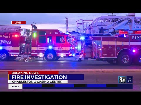 Firefighters battle vacant