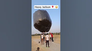 So heavy balloon #shorts #balloon #mrindianhacker #wow