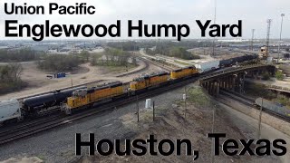 Union Pacific's Englewood Yard in 4k, Houston, TX, February 2023