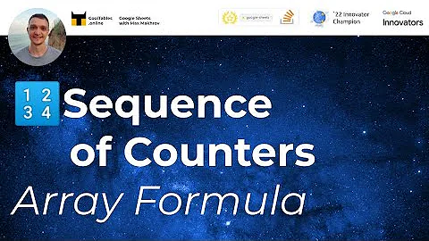 How to make sequence of counters by N items each in Google Sheets. ArrayFormula