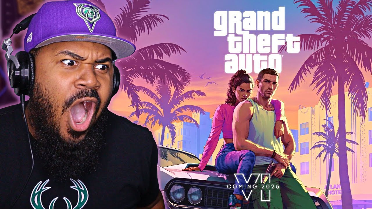 Grand Theft Auto 6 Trailer REACTION YouTube 