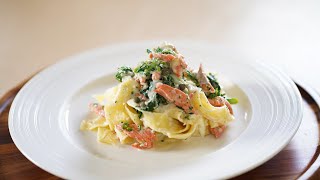 Creamy Salmon Pasta - Bruno Albouze