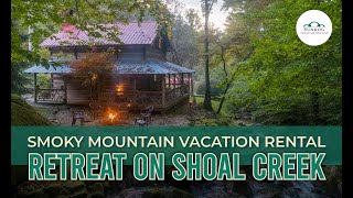 A Retreat on Shoal Creek Smoky Mountain Cabin Rental #smokymountains #fall #airbnb screenshot 3