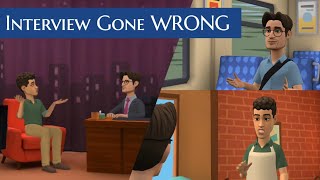 Interview Gone WRONG - A Short Animation || HStories - Animation || Plotagon Story