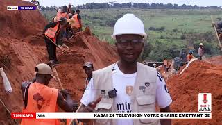 TSHIKAPA : ÉVOLUTION DE TRAVAUX DE SAFRIMEX AU NIVEAU DE KASALA VERS PONT LUNGUDI