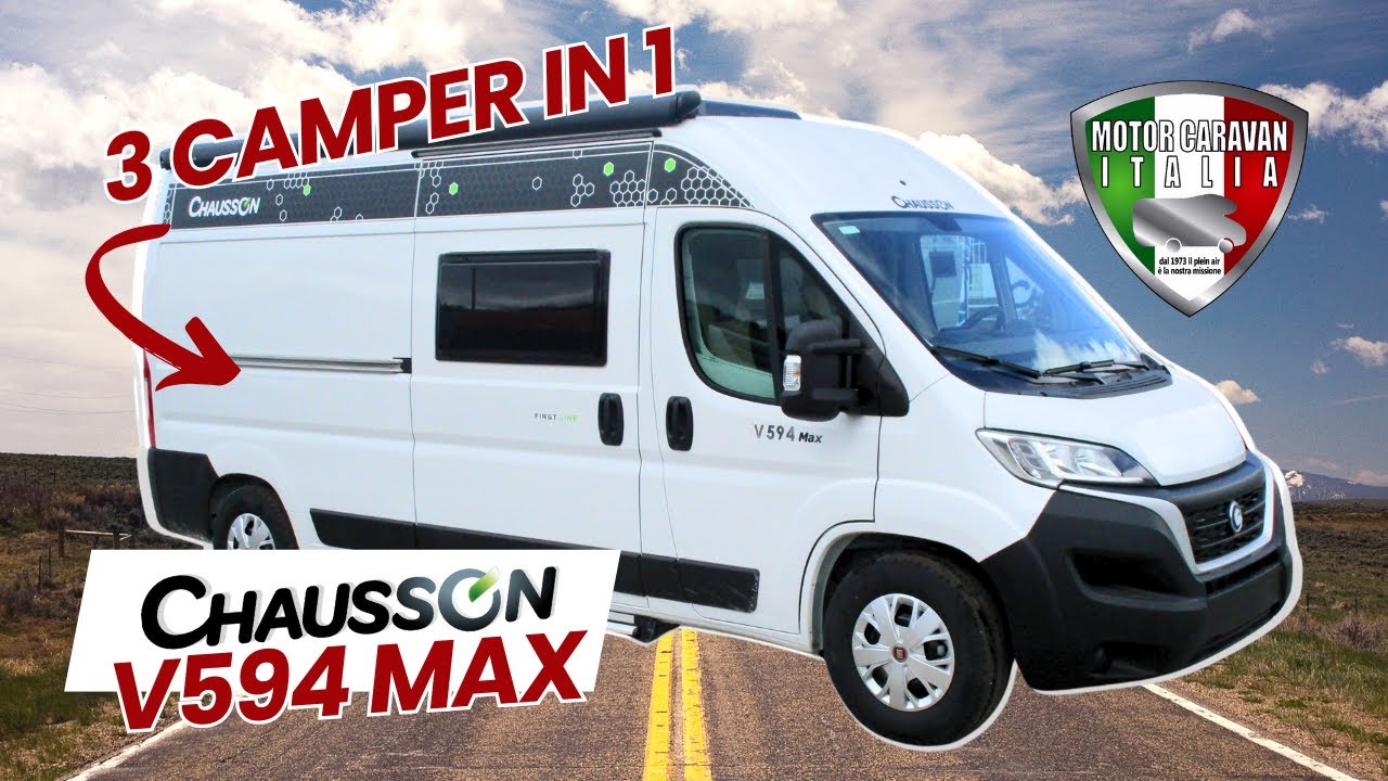 Super modulare e tre camper in uno: Scopri lo Chausson V594 MAX