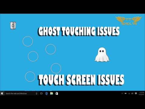 What causes ghost touch on laptop?