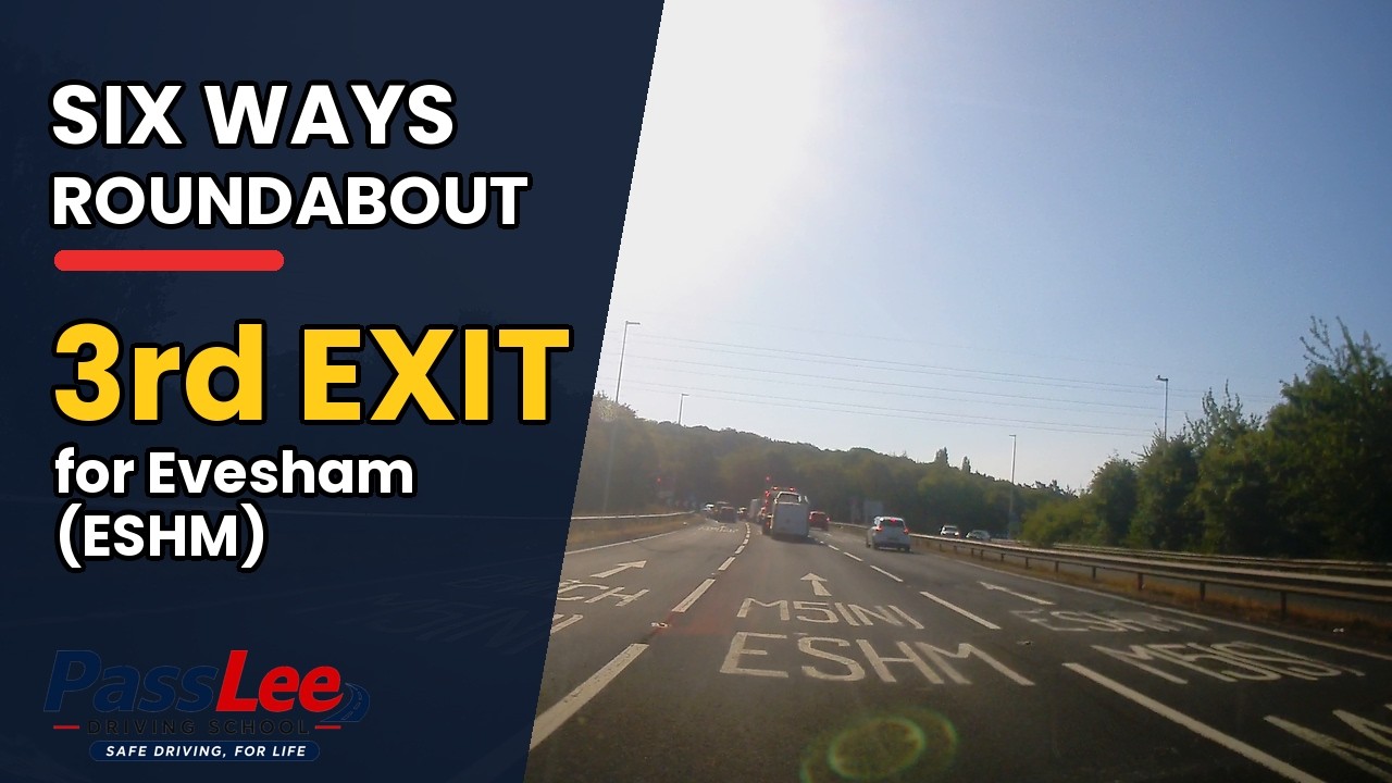 From the A449 · Evesham – Six Ways Roundabout Worcester