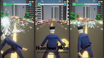 My 2nd Hyper Casual Game on Unity Engine #If Thor became a cop