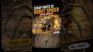 How To Make Spider From Iron Parts Assembly #craft #experiment #diy #science