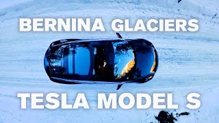 Tesla Model S – Bernina Glaciers – Grand Tour of Switzerland | #insta360