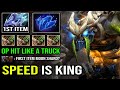 ATTACK SPEED IS KING 1st Item Moon Shard Tiny 100% Overpower Carry Hit Like a Truck Dota 2
