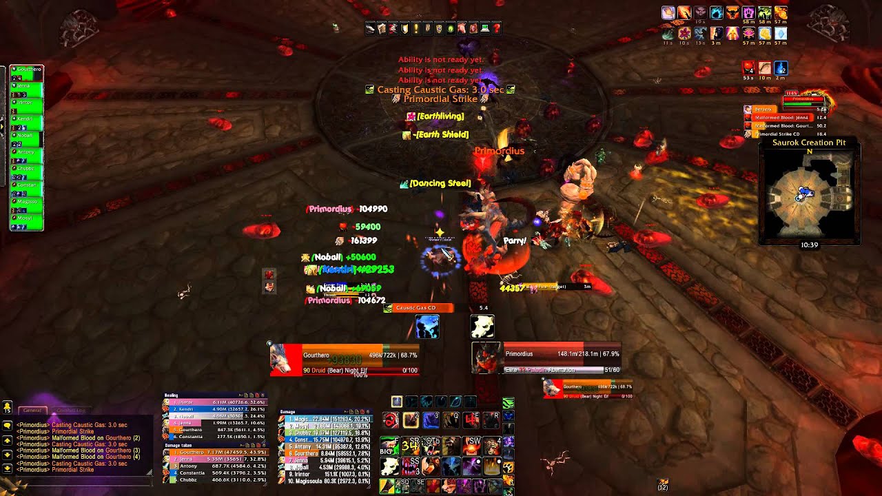 Deluded VS Primordius - Guardian Druid POV