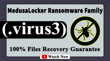 || SOLVED ✅🔘|| Virus (MedusaLocker) – MedusaLocker ransomware virus removal and decryption
