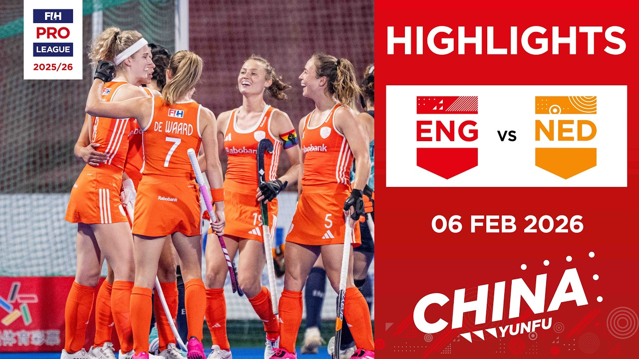 Англия против Нидерландов (победа) | Полный обзор матча | Хоккейная профессиональная лига FIH 202...