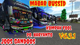 Babar bussid v3.6.1 kompoy kompak PO. haryantu bus full lamkol seterobo