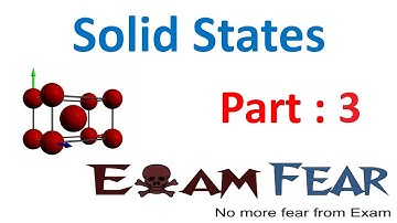 Chemistry Solid States part 3 (Amorphous) CBSE class 12 XII
